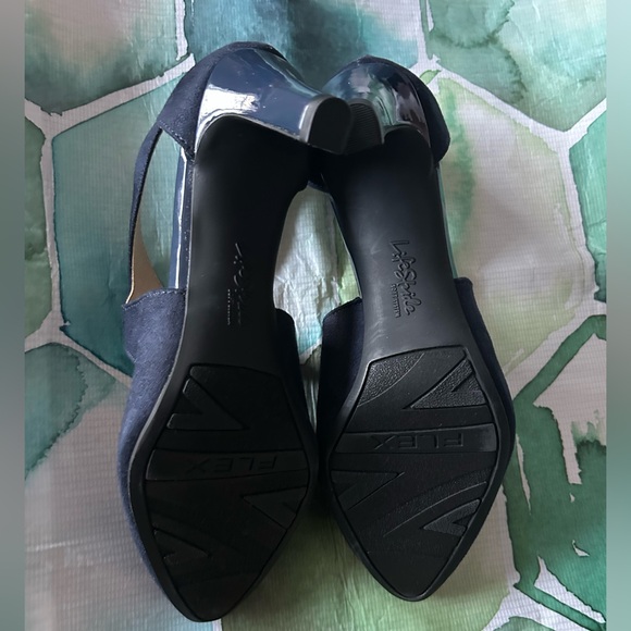 Life Stride Women’s heels GIOVANNA 2 NAVY SUEDE Size 7 Pumps Brand new - Picture 4 of 7